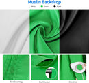 Photography Lighting kit with Backdrops | 8.5ftx10ft Backdrop Stand | 800W Equivalent 5500K Umbrella Softbox Continuous Lighting