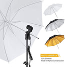 Backdrop Stand Green Screen Photography Lighting Kit 3 Softboxes 5 Photo Umbrellas 5 in1 Reflector