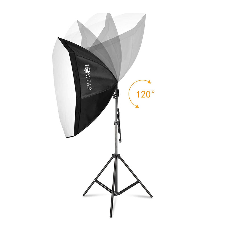 Backdrop Stand Green Screen Photography Lighting Kit 3 Softboxes 5 Photo Umbrellas 5 in1 Reflector