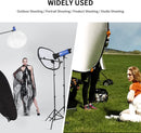 Photography Reflector Stand kit | 24x36 inches 5 in 1 reflectors with 78 inches Light Stands