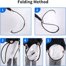 43" Photography Reflector with 6.5ft Light Stand | Handle Light Reflector for Photography | 5-in-1 Reflector