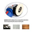 7 x 4.5" x 7/8" Wool Felt Disc Polishing Pads