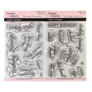 Stamp Simply Clear Stamps Happy Birthday Sentiments And Blessings Christian Religious   | 2 Pack | 4 x 6 Inch Sheet | 20 Pieces