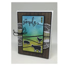 Stamp Simply Clear Stamps Writing Feelings Farmhouse Trio Words Of Encouragement Religious Christian | 4x6 Inch Sheets