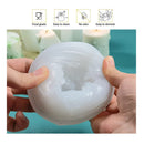 FEBX 4 Candle Molds Including Cylindrical 3D Santa Christmas Tree Gift Box For Scented Candle Making | Home Decor