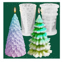 3D Christmas Tree Candle Mold | 2 Silicone Molds For Making Candles | Christmas Handmade Candle Mold | Fondant Cake Resin Craft Mold