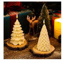 3D Christmas Tree Candle Mold | 2 Silicone Molds For Making Candles | Christmas Handmade Candle Mold | Fondant Cake Resin Craft Mold