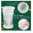 3D Christmas Tree Candle Mold | 2 Silicone Molds For Making Candles | Christmas Handmade Candle Mold | Fondant Cake Resin Craft Mold