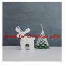 TOPYS Christmas Elk Silicone Candle Mold | Soap Mold With Wool Thread And 8 Bells | Christmas Theme Resin Mold For Home Party Decoration