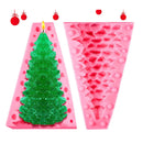 3D Christmas Tree Candle Silicone Mold For Candle Making