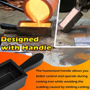 100 oz Troy Ounce Gold Bar Loaf Cast Iron Ingot Mold Perfect for Custom Smelting Pouring Melting