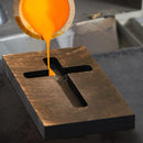 3 Pieces Heart Star Cross Graphite Casting Ingot Mold Metal Refining Scrap Melting Casting Mould