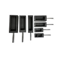 6pcs Graphite Crucible Set | Ingot Mold Set High Purity Graphite Torch Melting Casting Kit