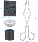 4 Pieces Graphite Torch ing Casting Kit | Ymiko Graphite Molds Set High Purity Graphite Crucible Combo
