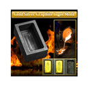 2 Kg Graphite Ingot Mold Silver Gold Ingot Mould Casting Ingot Crucible Mould for Gold Silver Metal