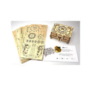 Uguter 3D Wooden Puzzle Antique Jewel Box | Music Box Kit | DIY Home Decoration | Laser-Cut Mechanical Model