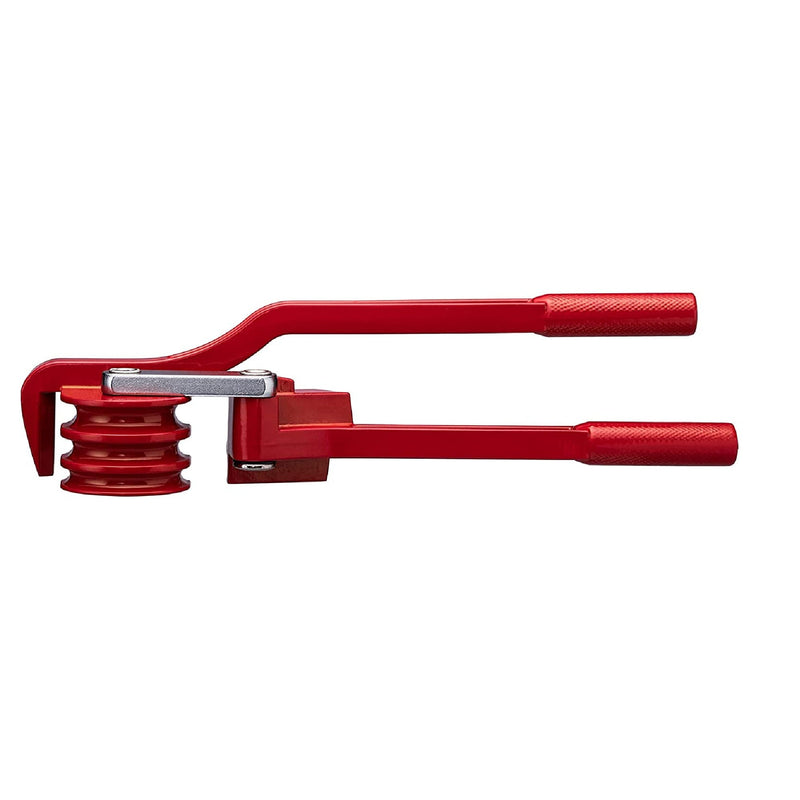 3 In 1 Tube Bender 5/16 1/4 3/8 Inch 180 Degree Manual Pipe Bending Tool For DIY Refrigeration Color  Red