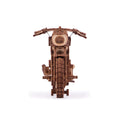 Wood Trick Motorcycle w/Rubber Band Motor | Rides up to 16ft | 3D Wooden Puzzle