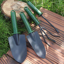 Worpie Gardening Plant Shovel Pot 4 Pieces Small Gardening Tools Seed Handheld Shovel Rake Spade