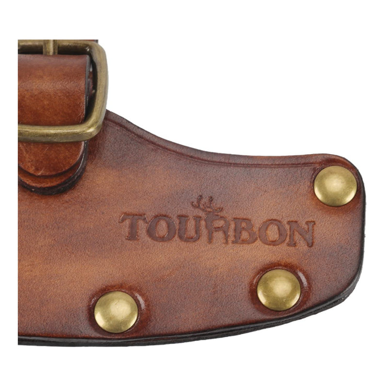 TOURBON Vintage Leaher Hatchet Hatchet Head Cover Sheath