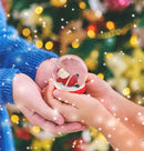 26pcs Mini Christmas Ornaments Set for Christmas Small Tree Decoration 3-D Resin Miniature Ornaments Figures for Advent Calendar DIY Snow