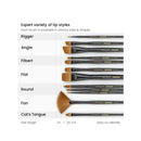 Paint Brushes | Set of 12 | Premium Synthetic Acrylic & Oil Paint Brushes