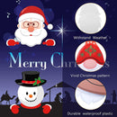 4 Pcs Christmas Fence Peeker Decoration Peeking Garden Yard Decorations Fence Decorations Xmas Outdoor Garden