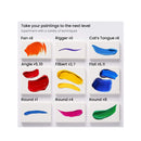 Paint Brushes | Set of 12 | Premium Synthetic Acrylic & Oil Paint Brushes