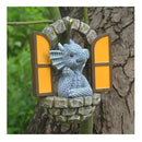 New Product Dinosaur Climbing Window Decoration Resin