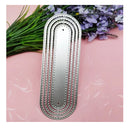 1 Piece DIY Multilayer Oval Bow Cutting Dies