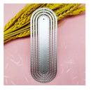 1 Piece DIY Multilayer Oval Bow Cutting Dies