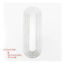 1 Piece DIY Multilayer Oval Bow Cutting Dies