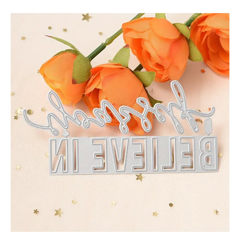 Believe in yourself | Metal Cutting Dies | Scrapbook Template