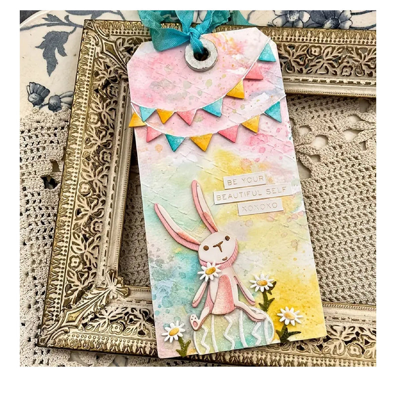 Easter Egg Bunny Cutting Dies for DIY Scrapbooking Card Making