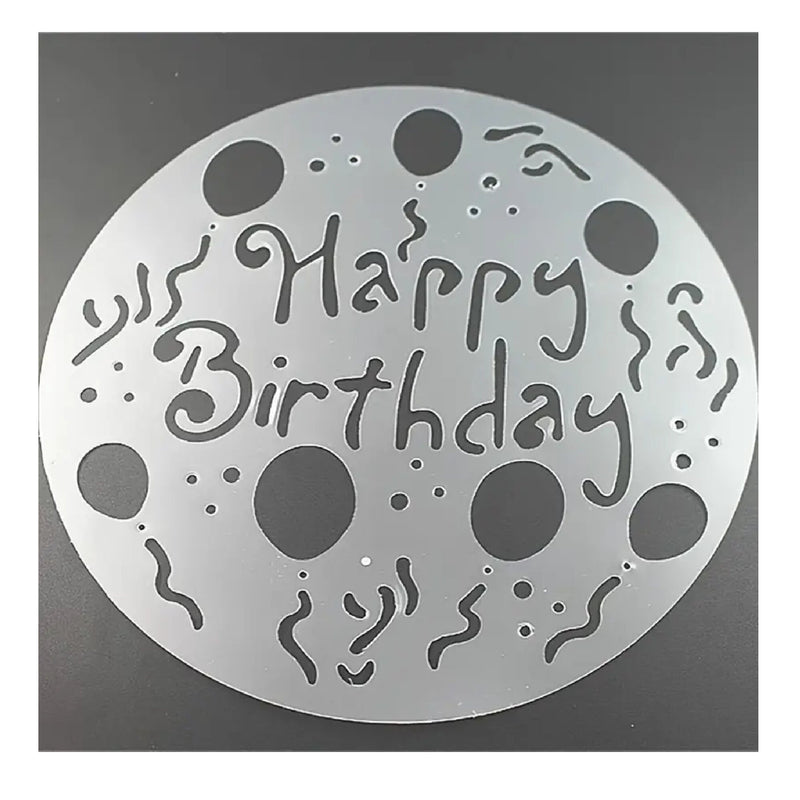 4 Stencils For Cakes | Plastic Cake Pan