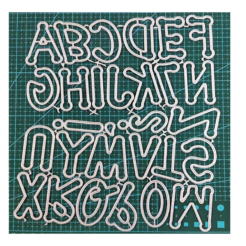 Alphabet Stencil Metal Cutting Die DIY