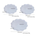 5.9", "7.9" and "9.8" Inch Flower Wave Tray Plate Silicone Epoxy Molds