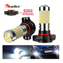 2 Pcs 5202 Led Fog Lamp Bulbs | Bright White Car Driving Lamp