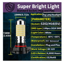 2 Pcs 5202 Led Fog Lamp Bulbs | Bright White Car Driving Lamp