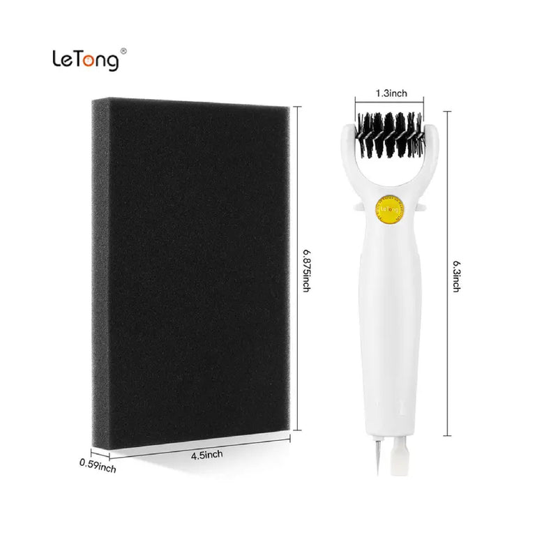 Letong 3-in-1 Die Brush Piercer Scraper Weeding Tools Indispensable Die Brush Tool With Foam Pad