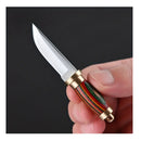 Sharp Brass Color Mini Wood Knife For Outdoor Camping