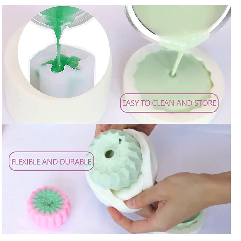 succulent resin mold Succulent Silicone Mold | Candle Molds | Resin Mold