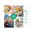 Painting Supplies Set | 49-Piece Watercolor Painting Kit with Adjustable Wooden Easel Box-24 Tubes