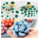 Succulent Silicone Mold | Candle Molds | Resin Mold | 9 Pieces 3D Succulents Cactus Candle Silicone Mold For Scented Candles