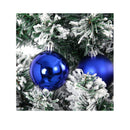 Emopeak 24Pcs Christmas Balls Ornaments for Xmas Christmas Tree | Shatterproof Christmas Tree Decorations Hanging Ball | Size 1.2"-3.1CM