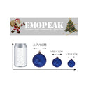 Emopeak 24Pcs Christmas Balls Ornaments for Xmas Christmas Tree | Shatterproof Christmas Tree Decorations Hanging Ball | Size 1.2"-3.1CM