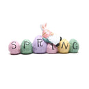 Hodao Spring Gnome Tabletopper Easter Decorations Hand Painted | Farmhouse Home Decor