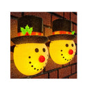 2 Pack Christmas Porch Light Covers Snowman Outdoor Christmas Decorations with Elastic Band