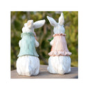 Hodao Easter Bunny Decorations Spring Home Decor Bunny Figurines