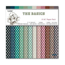 12pcs 6*6in Retro Polka Dot Circus Pattern DIY Material Scrapbooking